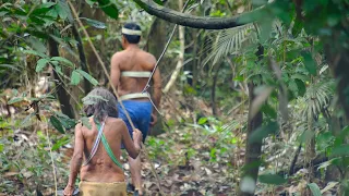 Silent Hiking 62 Miles to an Amazon Jungle Tribe