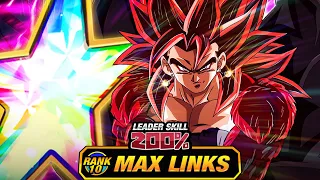 THE SUPER POWER!!! LEVEL 10 LINKS 100% LIMIT BREAKER SSJ4 VEGITO! (DBZ: Dokkan Battle)