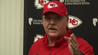 Andy Reid frustrated about Kelce questions