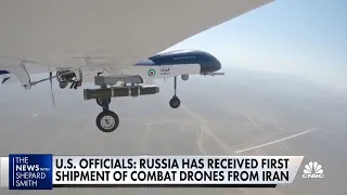 Russia receives first shipment of Iranian drones