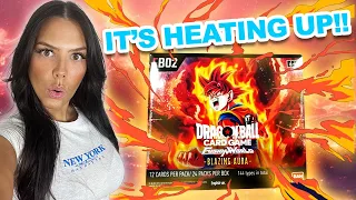 My First Blazing Aura Opening! | Dragon Ball Super Card Game Fusion World | FB02