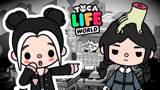 ALL BLACK ITEMS in Toca Boca about Wednesday Addams 🖤 Toca Life World Collection