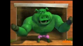 (PARTIALLY RESTORED) Pig Transform into a Hulk