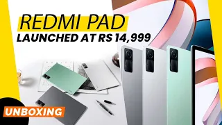 Redmi Pad launched in India I Starts at Rs 14,999