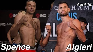 Errol Spence-Chris Algieri Likely April 16.?