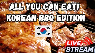 🔴LIVE! ALL YOU CAN EAT KOREAN BBQ | Not stopping they kick us out! Kuala Lumpur 🇲🇾