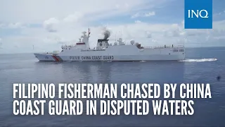 Filipino fisherman chased by China coast guard in disputed waters