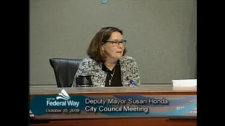 10/15/2019 Federal Way City Council - Regular Meeting