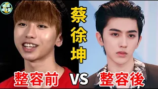 9位整容男星，蔡徐坤判若兩人，他一夜成頂流！#蔡徐坤#王子異#王一博#馮紹峰#華晨宇#陳浩民#劉愷威#金城武#周深