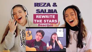 Reza Darmawangsa & Salma Rewrite The Stars (OST. The Greatest Showman) COVER | REACTION!!