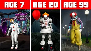 Survive 99 YEARS as PENNYWISE in GTA 5