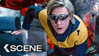 Quicksilver Saves Shuttle Crew Scene - X-MEN: Dark Phoenix (2019)