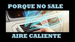 Porque mi Carro No Tira Aire Caliente