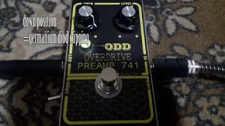 ODD Preamp 741(ovedrive and boost) guitar effect by Mojo Gear Fx