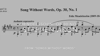 Mendelssohn: Songs Without Words, Op 30, No 1