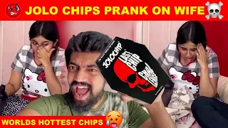 Extreme prank on My wife with World’s Hottest Jolo chips (GONE WRONG)🔥 #vivekjadoo #deepikavivek