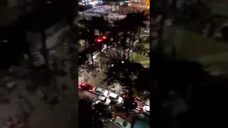 Tumulto na praça da estação em show de Marília Mendonça