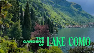 Gardens of Lake Como, Italy / Walking Tour - 4K