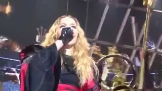 Madonna opening iconic rebelheart tour live Brooklyn Barcly front row 19 sept 2015 iconic