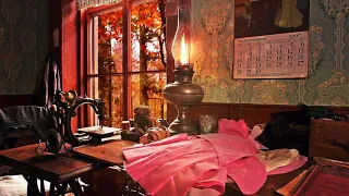Ambience/ASMR: Victorian Seamstress Shop on London Street (19th Century Marketplace), 4 Hours