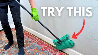 How to Easily Clean Your Baseboards, Doors and Trim