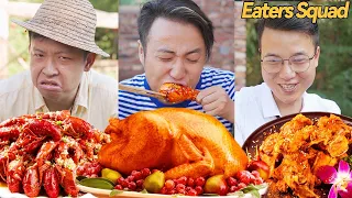 Eat super roast chicken!丨Eating Spicy Food and Funny Pranks丨 Funny Mukbang