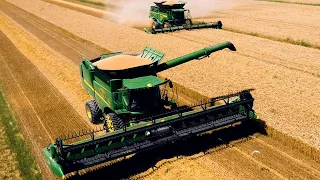 Wheat Harvest 2023 JOHN DEERE X9 1100 & S790