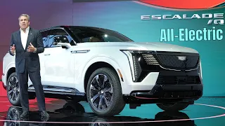 Electric 2025 Cadillac Escalade IQ Reveal Presentation