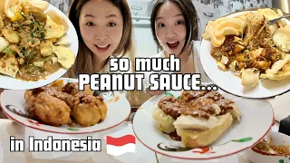 24 hours of eating PEANUT SAUCE FOODS - japanese guest, honest thoughts on jkt