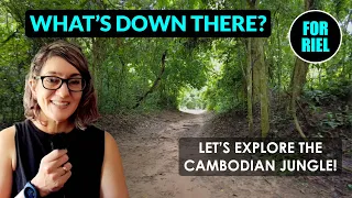 Discover a hidden temple in the Cambodian jungle! No tourists here! Indiana Jones style! #ForRiel