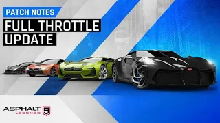 FULL THROTTLE UPDATE| Update 15 (All new cars)| Asphalt 9 Legends