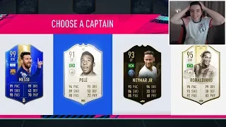 ATAC DE POVESTE LA DRAFT CU MESSI TOTS , RONALDINHO SI PELE !!! FIFA 19 ROMANIA !!!