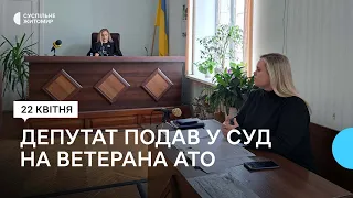 На Житомирщині депутат однієї з громад подав у суд на ветерана АТО