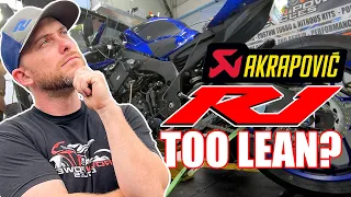 2023 Yamaha R1 ECU Flash and Akrapovic Exhaust!