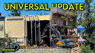 More Buildings Coming Down! Universal Studios Hollywood Update | New Merch, HHN & More