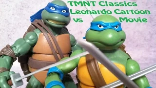 Leonardo - 1990 Movie vs Cartoon Classics - TMNT Teenage Mutant Ninja Turtles Action Figure Review