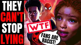 Media Gets DESTROYED After Little Mermaid Lies BACKFIRE With Spider-Verse | Where Are The Racists?