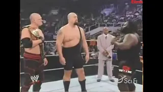 Kane (ECW Champion), Big Show and Mark Henry- Confrontation