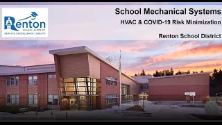 Heating, Ventilation, Air-conditioning (HVAC) work to reduce COVID 19 transmission