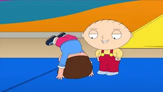 Stewie vs Doug at doing a somersault