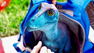 A Boy finds a Baby Dinosaur in his Backpack.  Explained in Hindi