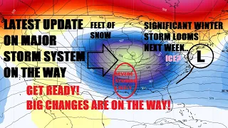 Major storm update! Get ready! Things are about to get VERY active! Severe storms & Winter storms