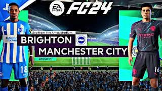 EA FC24 - Manchester City vs Brighton | PS5™ [4K60] Gameplay | English Premier League 2023-24