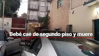 TRAGEDIA EN COYOACÁN | La madre estaba trabajando cuando su bebé cayó del segundo piso