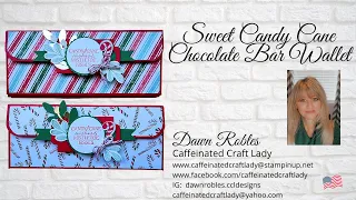 Sweet Candy Canes Chocolate Bar Clutch/Wallet