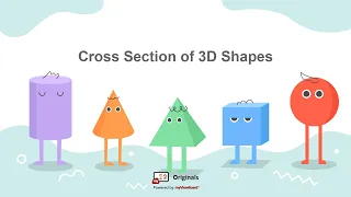 Shape Lesson 4: Cross Section of 3D Shapes🟣🟩🔷🔺