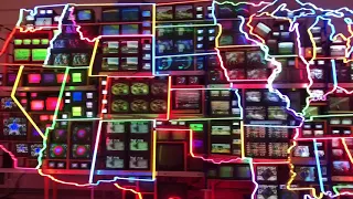 “Electronic Superhighway” by Nam June Paik (1995): Apr 2018, Smithsonian American Art Museum