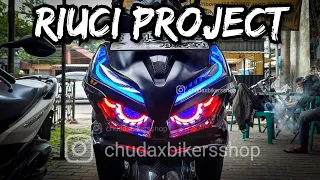 CUSTOM ULANG !! projie new vario led 150 || Chudax bikers shop