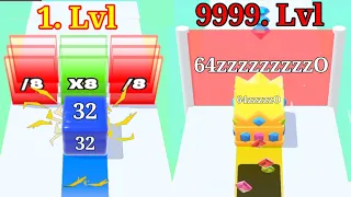 🪼Jelly Run 2048 - infinity mod (🆚) vs jelly run 2048 level gameplay