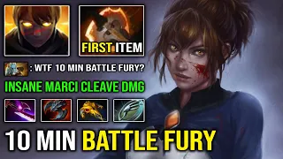 WTF 10Min Battle Fury Marci | 1v5 God Mode EZ Safelane Fast Farm 100% Counter PL & Timber Dota 2